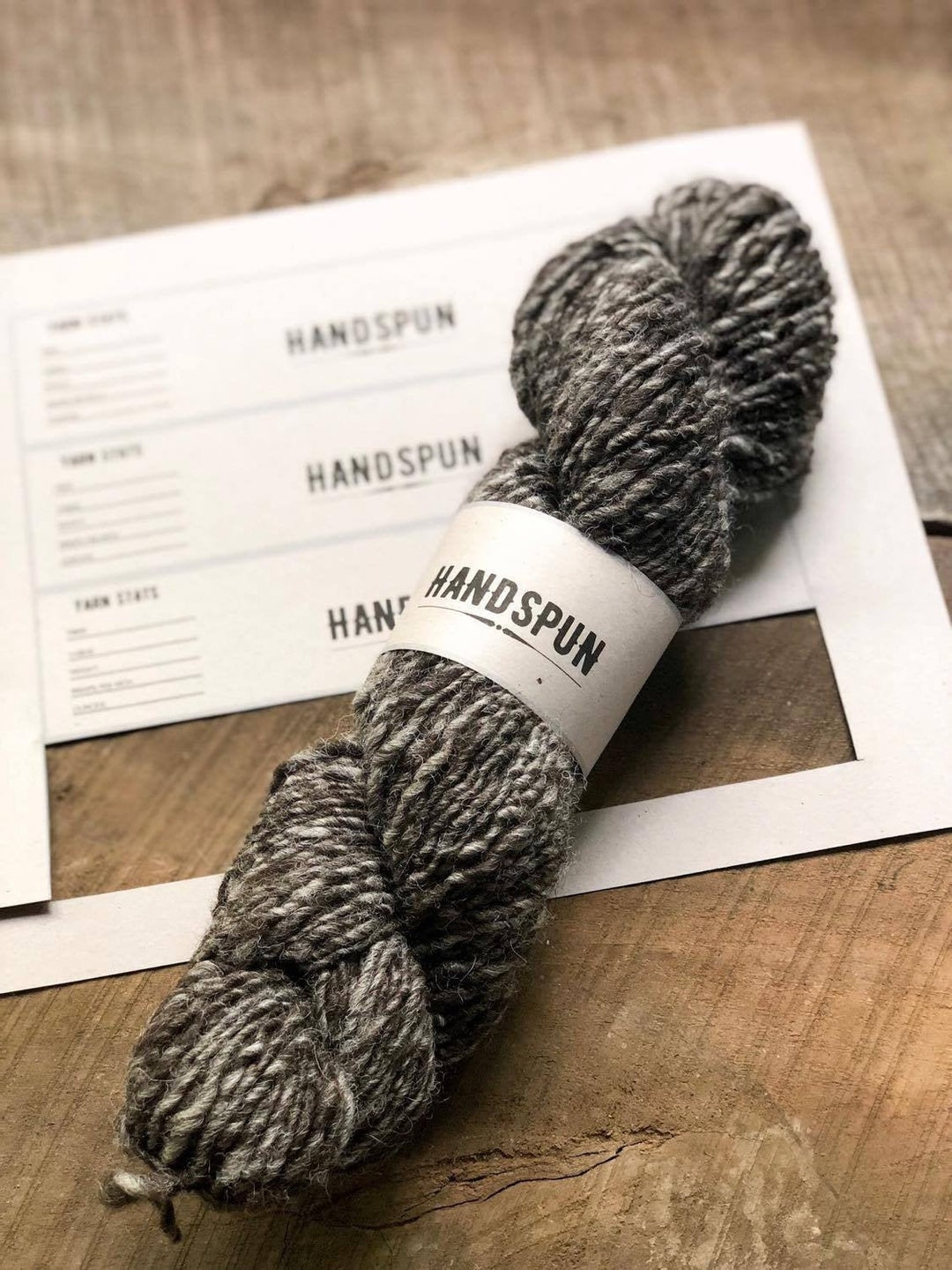 PRINTABLE Yarn Skein Wrap Label PDF Yarn Label Hand Spun Etsy