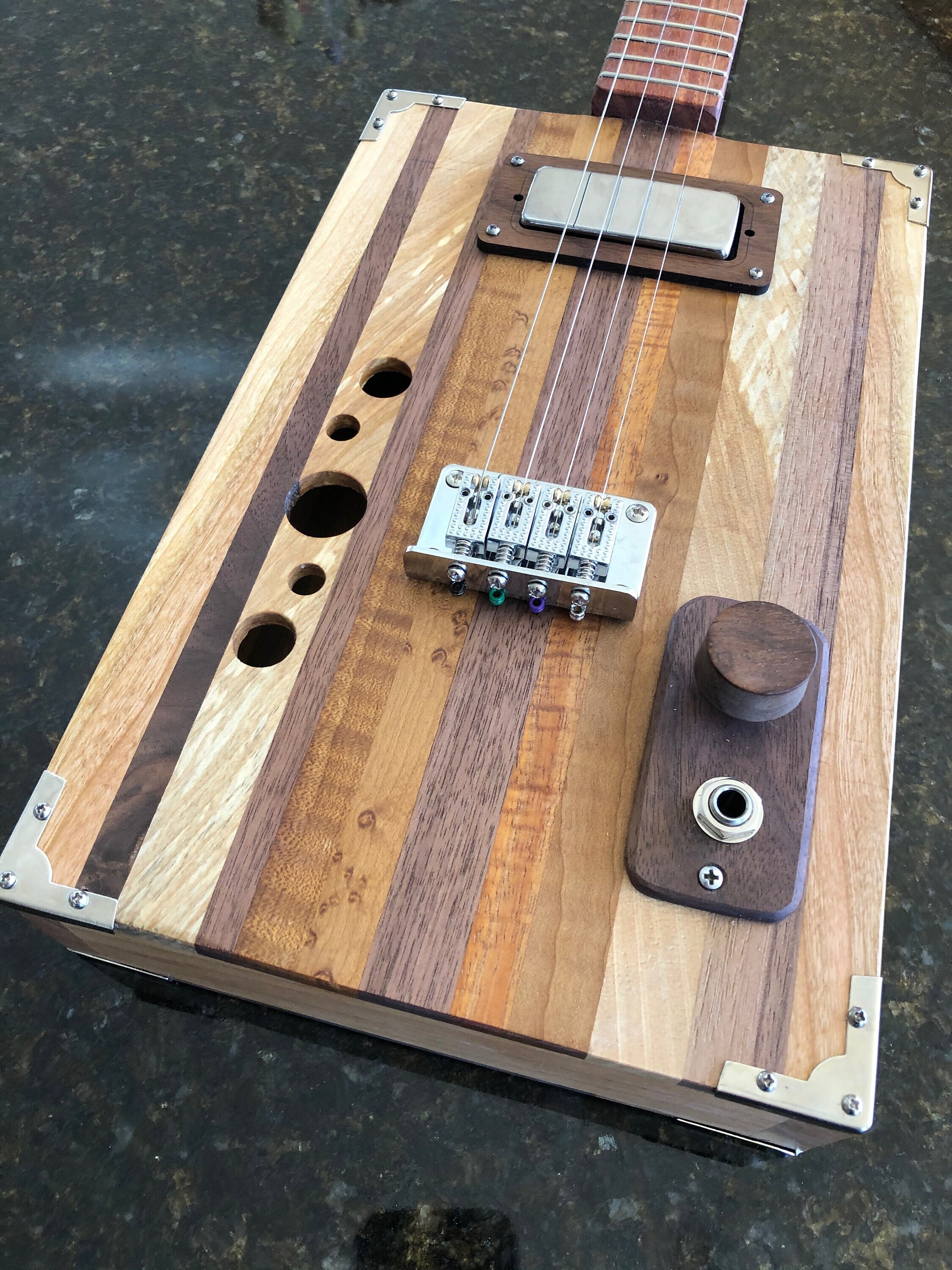 Electric Cigar Box Guitar for sale Only 2 left at 75 Electric Cigar Box Guitar for sale Only 2 left at 75