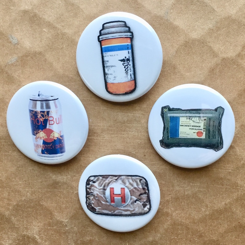 PUBG Equipment Bandages Painkiller Energy Drink First Aid Kit - Etsy