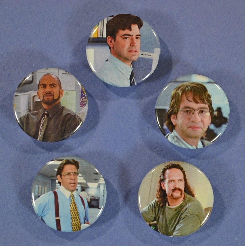 Office Space Peter Michael Bolton Lawrence Bill Lumbergh Samir - Etsy UK