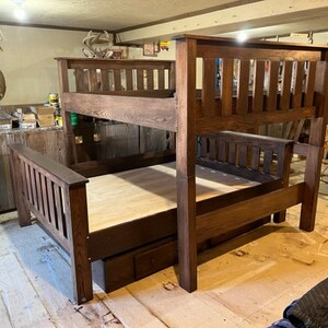 Loft bed with queen underneath deals