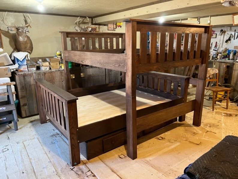 Queen Over Queen Loft Bed / Bunk Beds Etsy