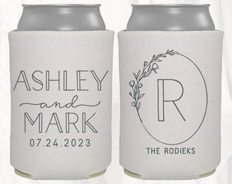 Bridal Party Tropical Drink Koozies – Z Create Design