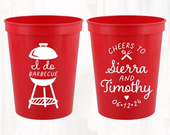 Details about   Personalized Cheap Wedding Cups Custom Cup 48 I Do BBQ BBQ Wedding Favors 