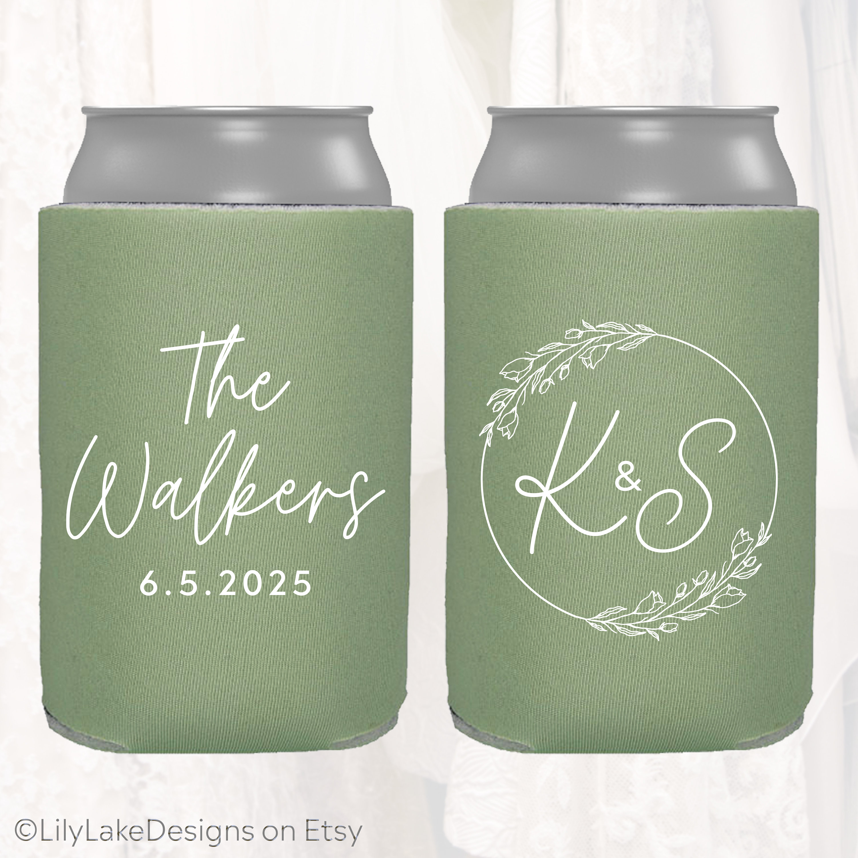 KOOZIES with your logo - Metal Insulated Can/ Bottle Koozie as low as $4.99