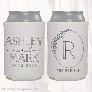 Wedding Favor Beer Holder Wedding Favors Insulated Beer Huggers Quarantine Partners For Life Custom Wedding Can Cooler #154R