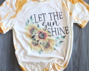 Let the Sunshine Bleached T-shirt