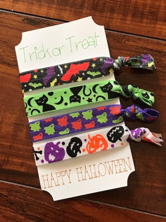 No Crease No Pull Haloween Hair Ties And Headbands Etsy