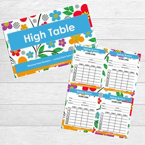 Spring Bunco Printables
