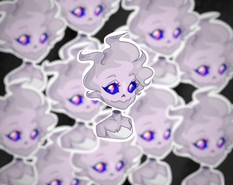 Yuri Spirit Ghoul Ghost Reaper Teensy Comic OC Original Character Sticker Decal