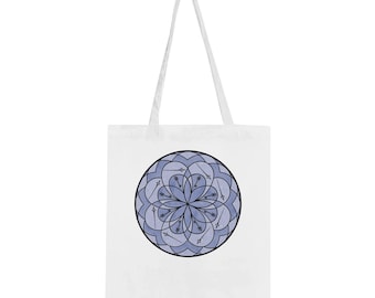 Freid ~ Frigg - Hand drawn Hex Design on Tote Bag