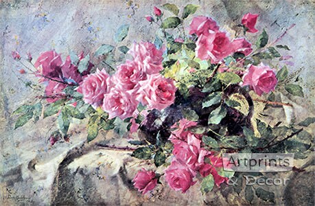 La France Roses By Frans Mortelmans - Art Print