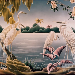 Turner Egret Print - Etsy