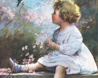 Song Of The Bluebird - Kunstdruk