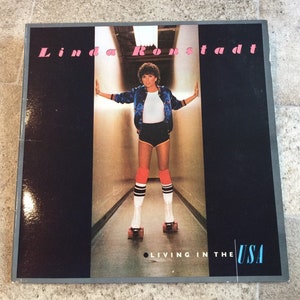 Vintage 1978 Linda Ronstadt Living In The USA Vinyl Record Album, 1970&#39;s Linda Ronstadt Record, Vintage Linda Ronstadt, 1970s Linda Ronstadt