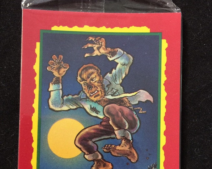 Universal Monsters Non Sport Cards Old Trading Cards Vintage Wolfman Vintage Monster Card Retro Trading Cards Vintage Dracula