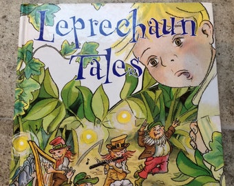 Vintage 1999 Leprechaun Tales Children's Book by Gil & Macmillan, Leprechaun Tales, 1990's Leprechaun Tales Book, Vintage Leprechaun Book