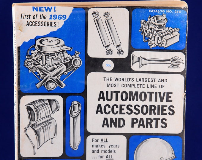 Old Car Catalog,1960s Auto Parts,car Parts Catalog,1960s Catalog