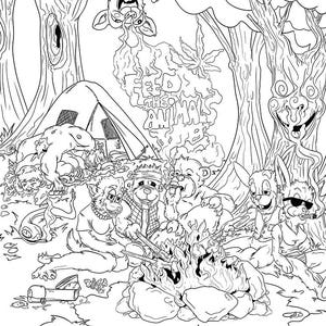 Perfect Stoner Gift Stoner Coloring Page Weed Art Adult Etsy The pictures are really dope. etsy