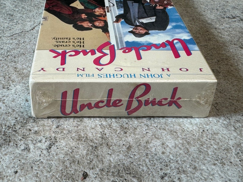 Sealed 1989 John Candy in Uncle Buck VHS Tape a John Hughes Film, Vintage Uncle Buck vhs, Uncle Buck vhs Movie, Uncle Buck John Candy vhs image 8