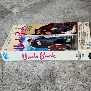 Sealed 1989 John Candy in Uncle Buck VHS Tape a John Hughes Film, Vintage Uncle Buck vhs, Uncle Buck vhs Movie, Uncle Buck John Candy vhs image 7