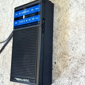 Vintage Realistic AM/FM Pocket Radio – Works Great With Wrist Strap - Etsy