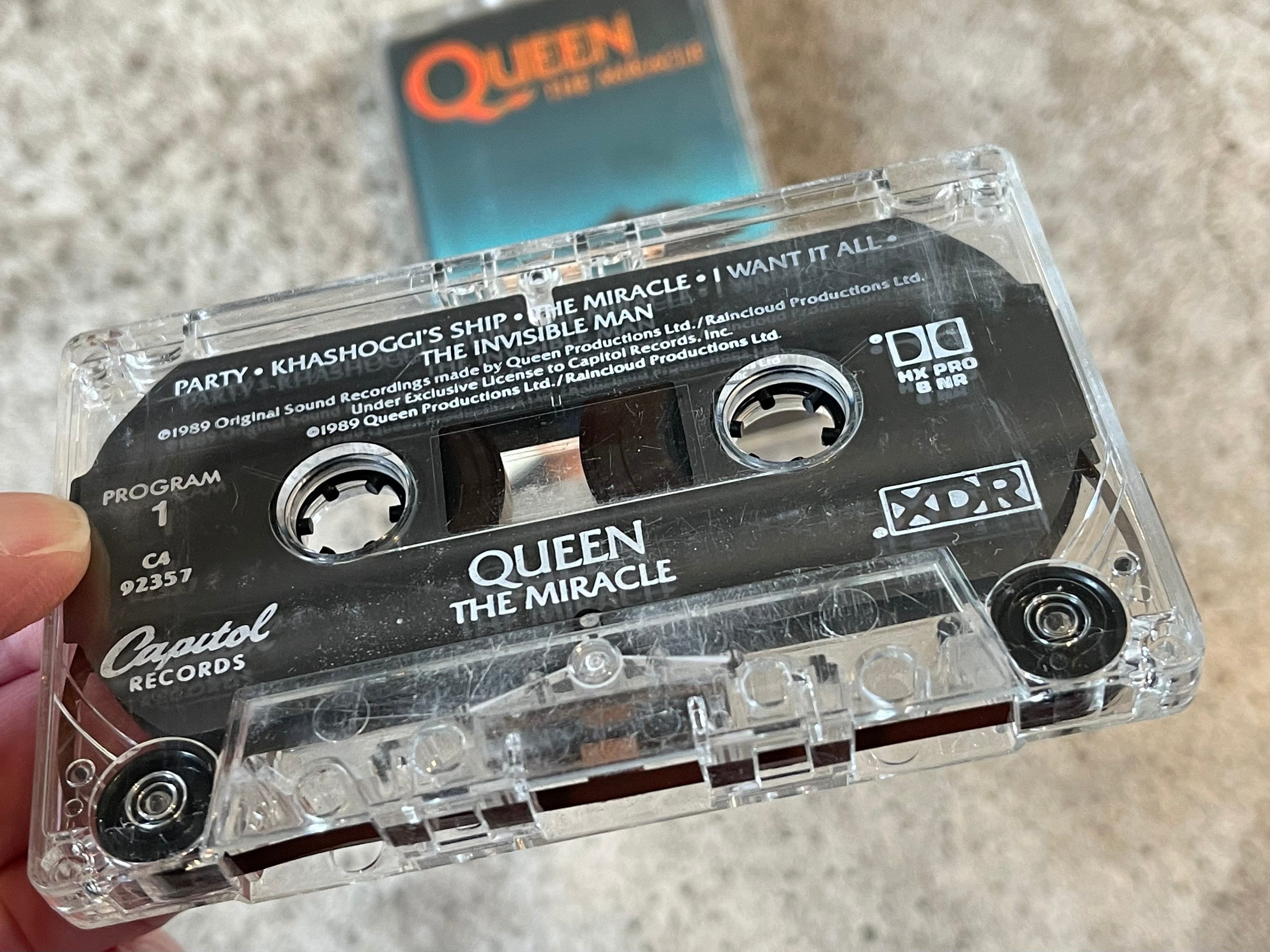 Vintage 1989 Queen the Miracle Cassette Tape Queen Cassette Etsy