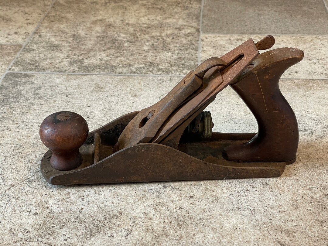 Vintage Metal and Wood Hand Plane, Vintage Hand Plane, Hand Plane