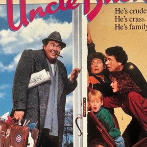 Sealed 1989 John Candy in Uncle Buck VHS Tape a John Hughes Film, Vintage Uncle Buck vhs, Uncle Buck vhs Movie, Uncle Buck John Candy vhs image 3