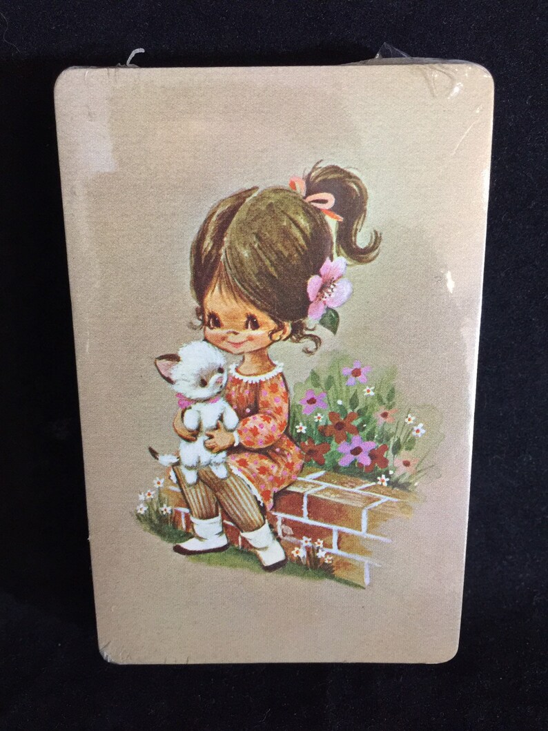 Set of 2 Vintage Hobby Holly Playing Cards