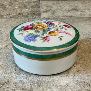 Vintage Porcelain Mikasa Andrea Japan Floral Decoration Trinket Dish, Vintage Mikasa Trinket Dish, Vintage Mikasa Andrea Japan Dish