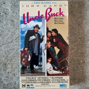 Sealed 1989 John Candy in Uncle Buck VHS Tape a John Hughes Film, Vintage Uncle Buck vhs, Uncle Buck vhs Movie, Uncle Buck John Candy vhs image 2
