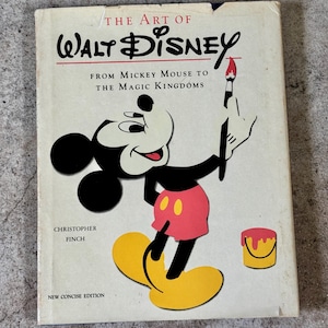 The Art of Walt Disney Book – Christopher Finch 1975 New Concise Edition