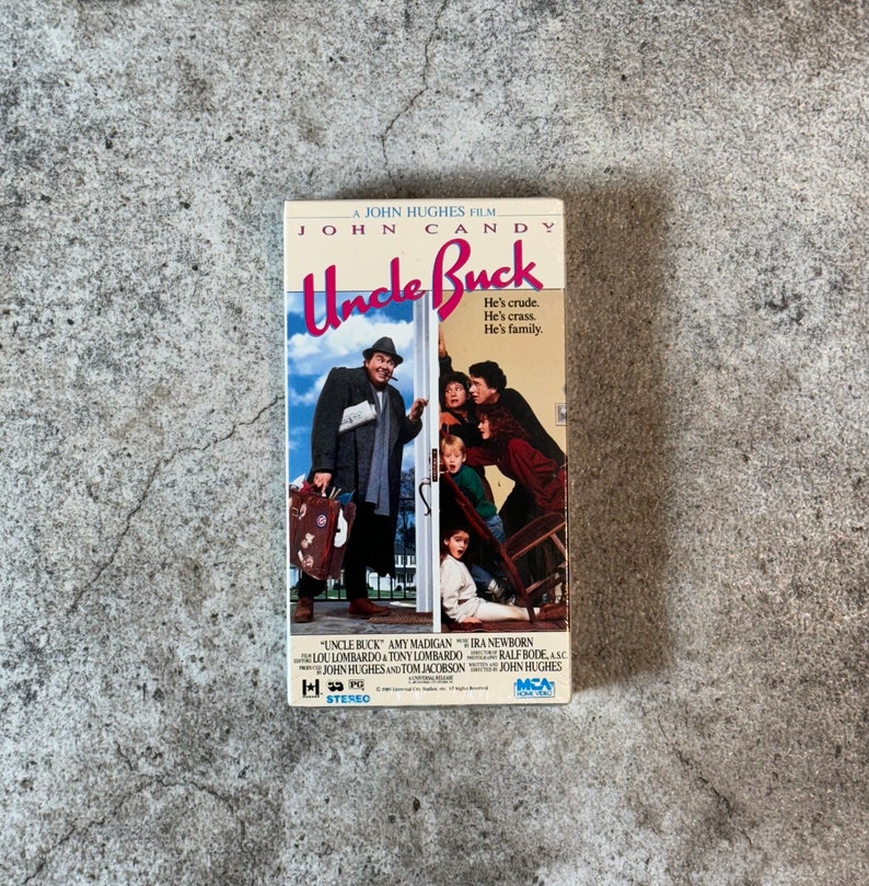 Sealed 1989 John Candy in Uncle Buck VHS Tape a John Hughes Film, Vintage Uncle Buck vhs, Uncle Buck vhs Movie, Uncle Buck John Candy vhs image 1