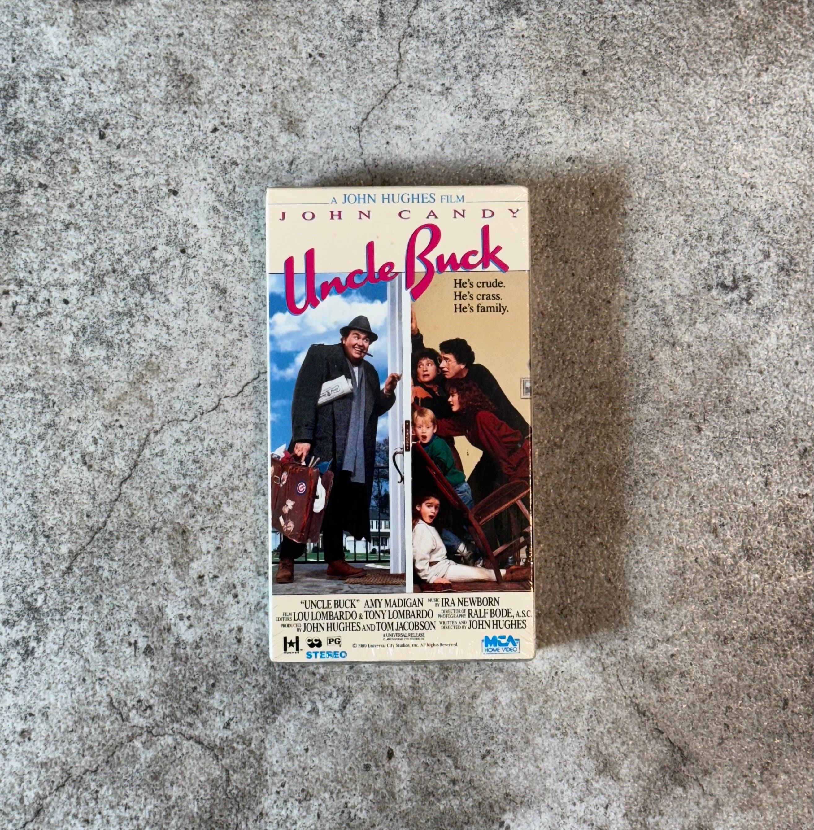 Sealed 1989 John Candy in Uncle Buck VHS Tape a John Hughes Film, Vintage Uncle Buck vhs, Uncle Buck vhs Movie, Uncle Buck John Candy vhs