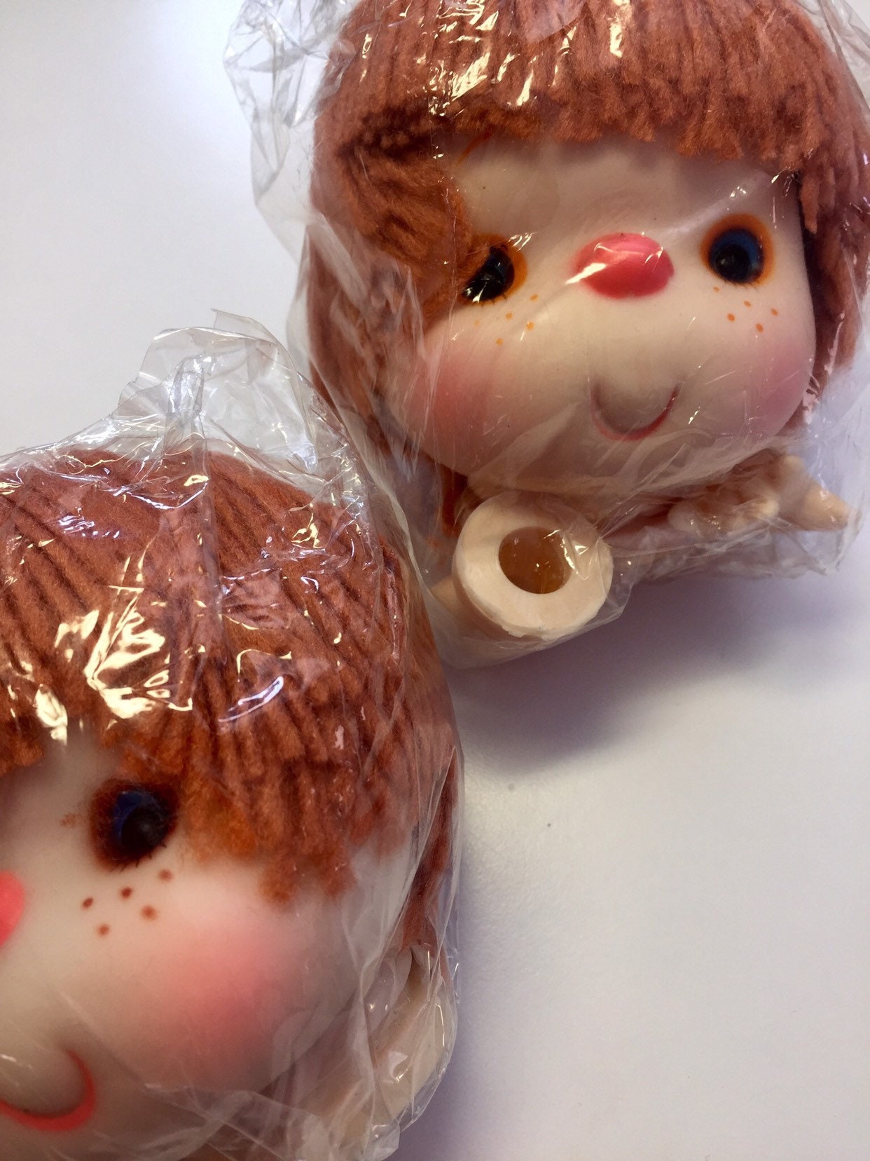 plastic doll head