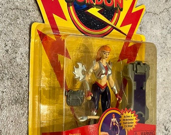 Figura de acción vintage de la Princesa Thundar de Flash Gordon