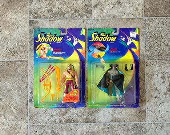 Figuras de acción vintage The Shadow de 1994 de Kenner Mongol Warrior Ambush Shadow sin abrir
