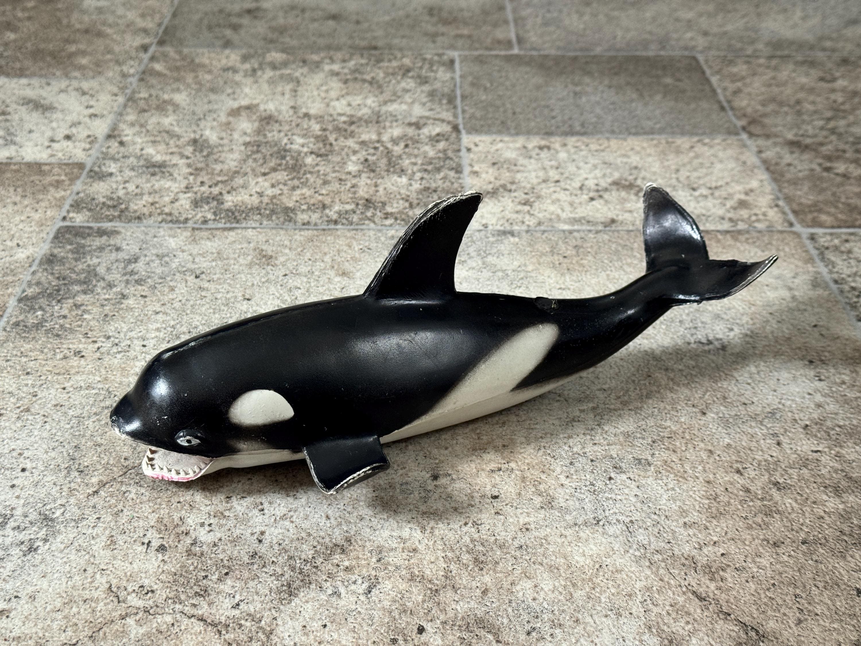 Vintage 1988 Imperial Orca Killer Whale Hard Plastic Toy Figure - Etsy