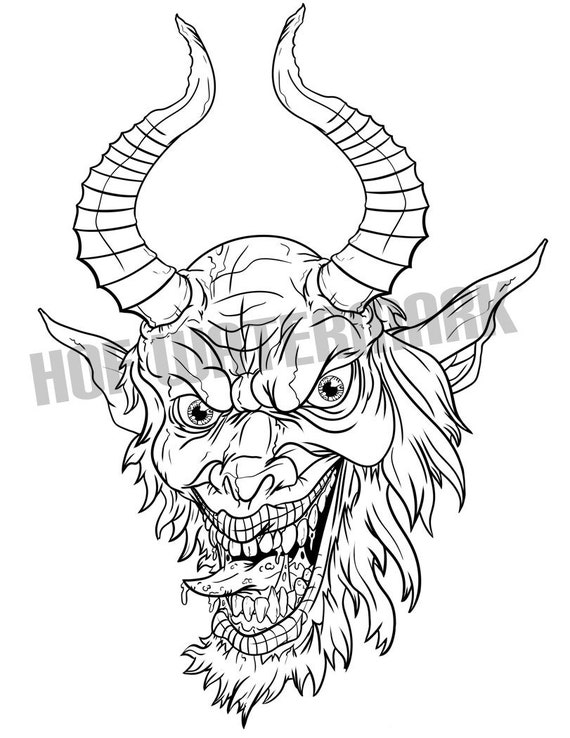 How To Draw Krampus