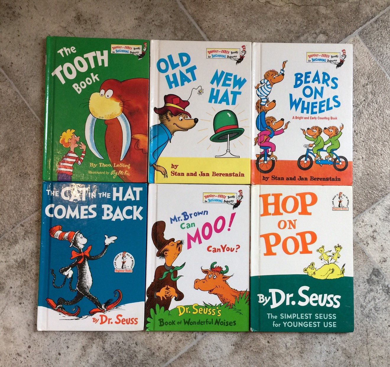 Vintage Children's Book Lot by Dr. Seuss and Stan and Jan Etsy UK