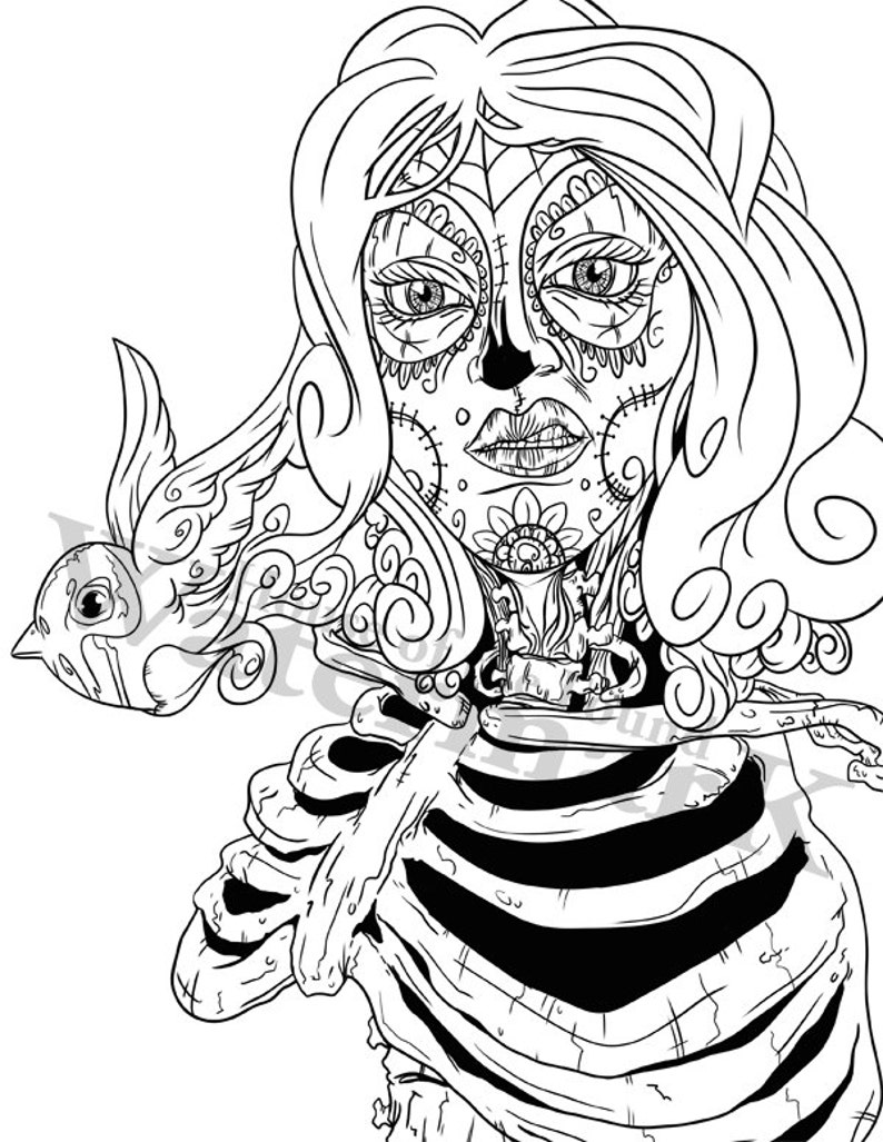 Download 339 Creepy Adults Coloring Pages Png Pdf File