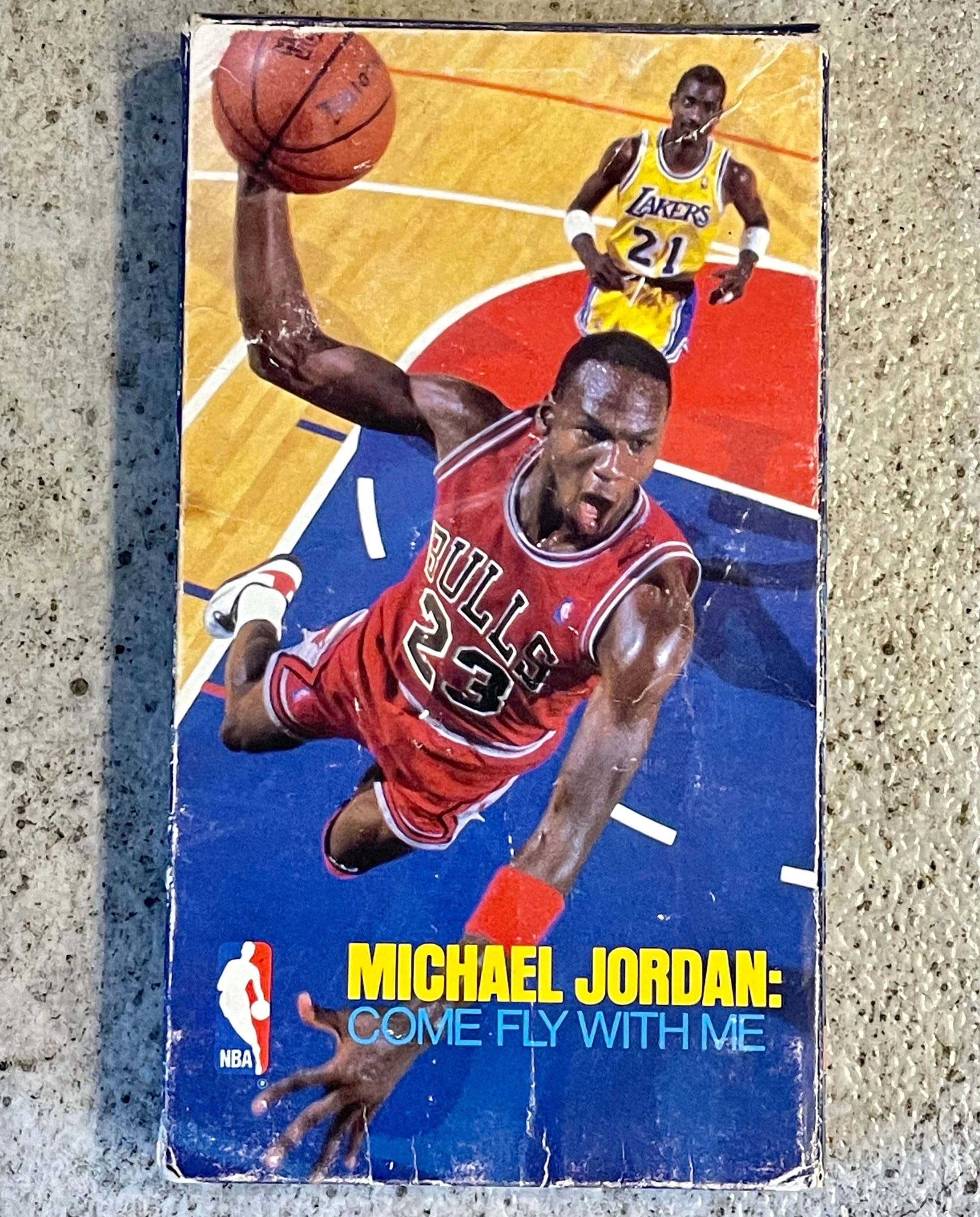 Michael Jordan Jersey Youth Size Large #23 Fly Since 1982 Basketball SEWN
