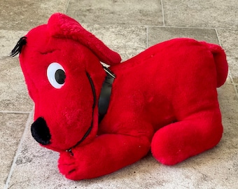 Vintage Clifford the Big Red Dog Plush Dakin 1990 Norman Bridwell