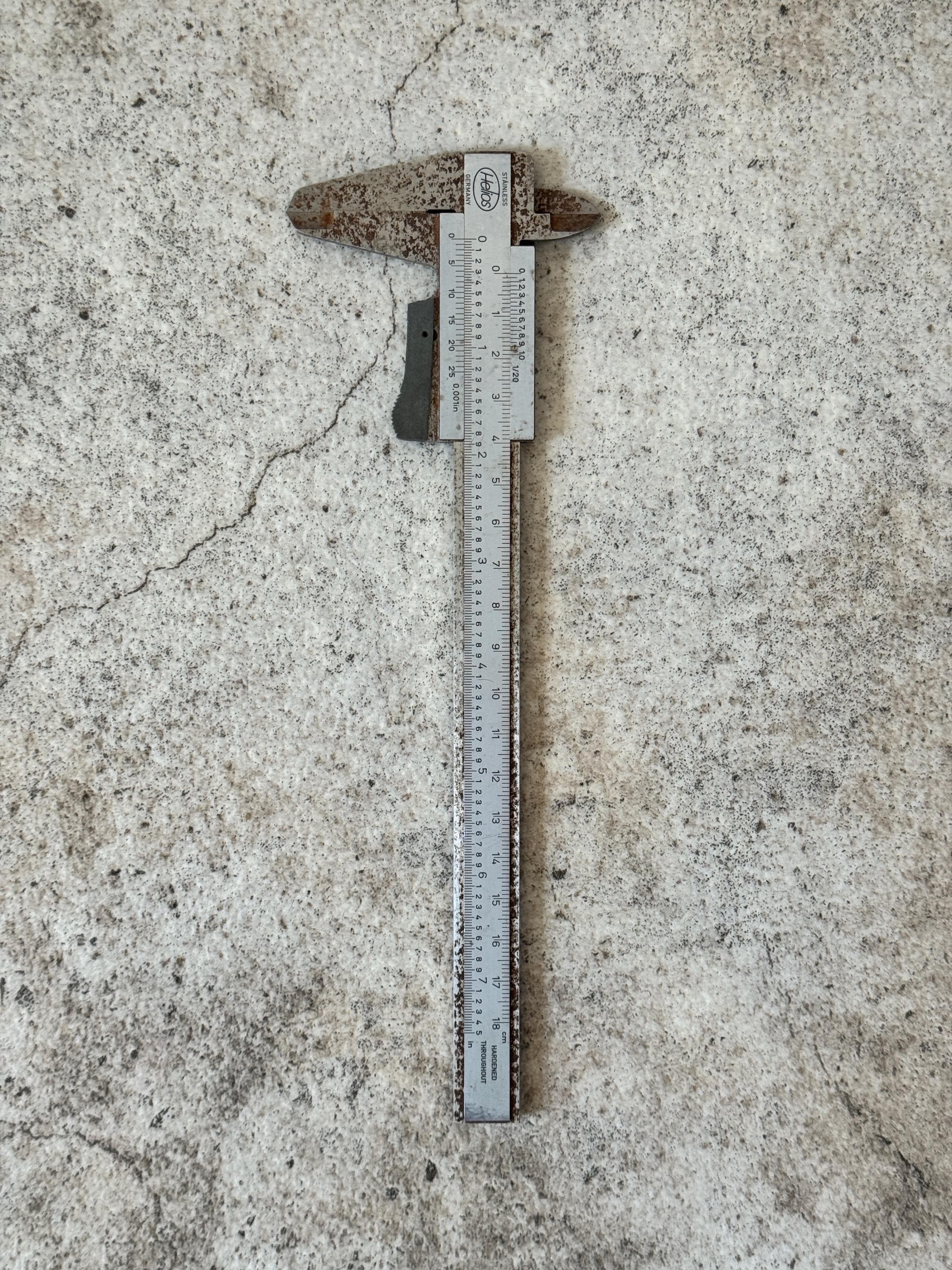 Vintage Vernier Caliper - Etsy