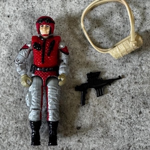1987 G.I. Joe Crazy Legs V1 Hasbro Action Figure 4” with Weapons Vintage