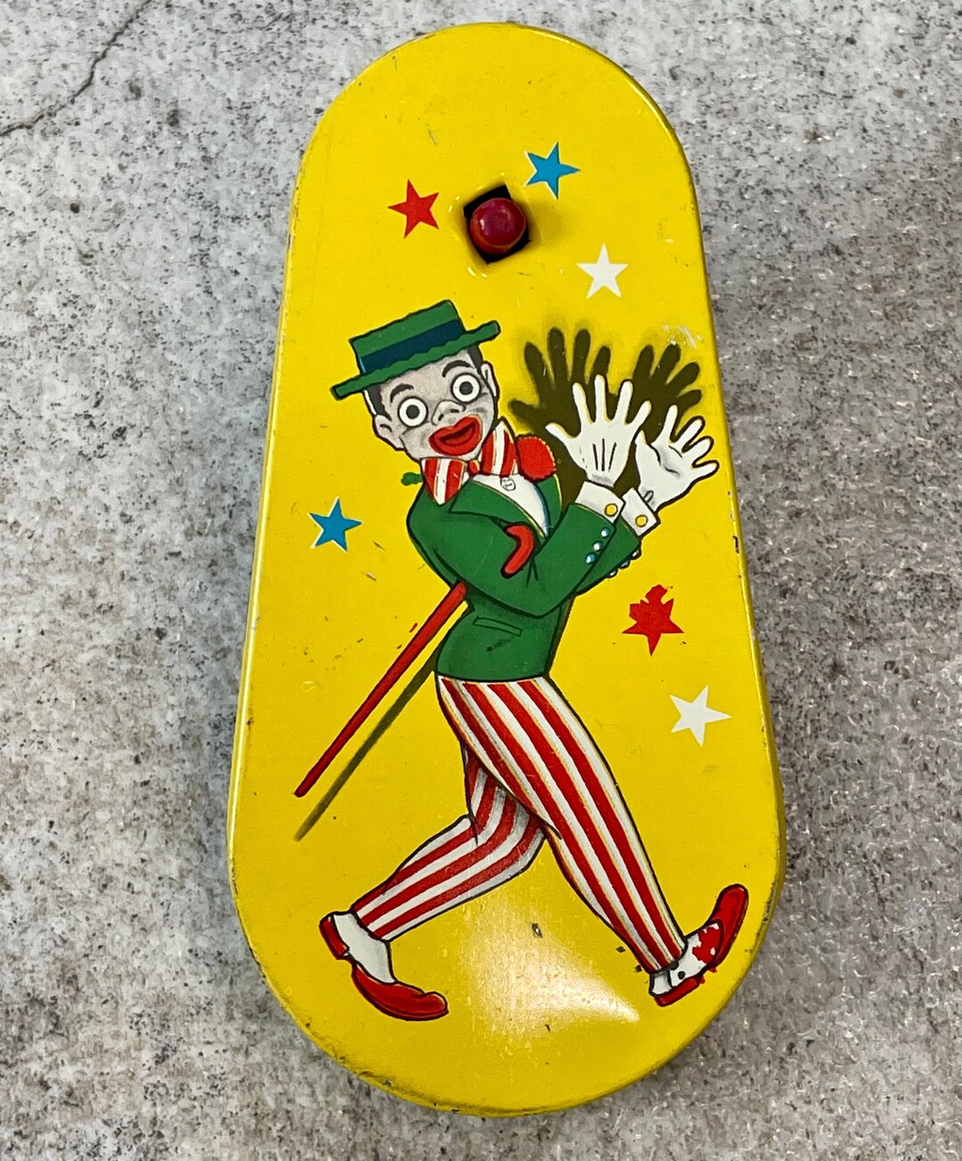 Vintage 1950's Clown Tin Noisemaker Vintage Noisemaker Etsy