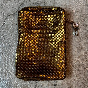 mesh cigarette case Vintage Whiting & Davis Co. Gold Mesh Cigarette Case, Vintage Whiting and  Davis Cigarette Case, Vintage Gold Metal Mesh Cigarette Case