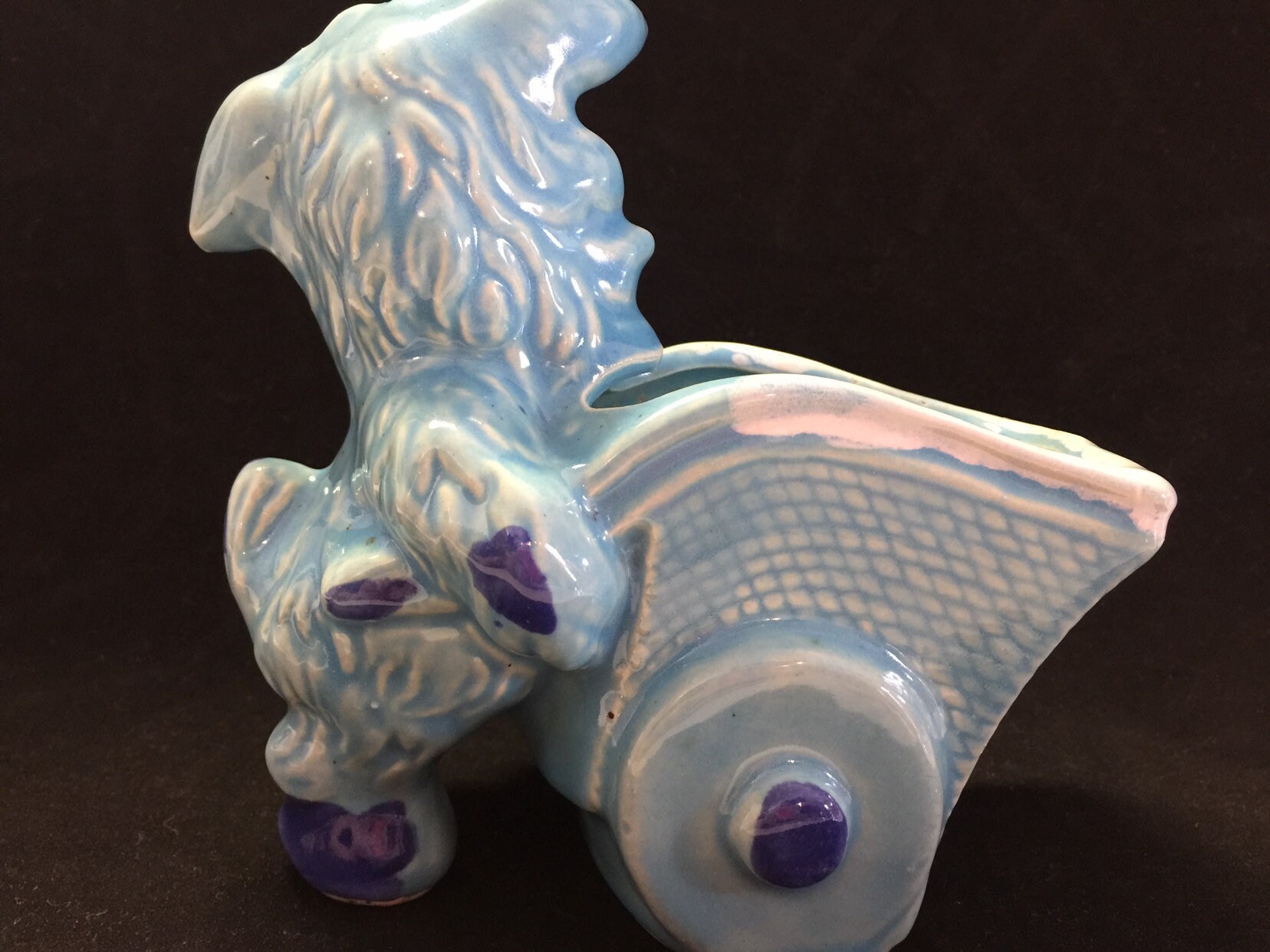 Small Animal Planter Old Ceramic Planter Vtg Planters Puppy | Etsy