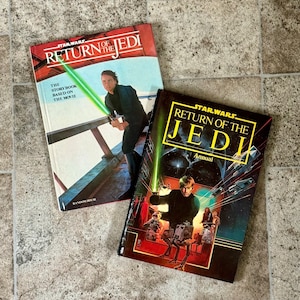 Vintage 1983 Star Wars Return Of The Jedi Books, Vintage Star Wars Return Of The Jedi Annual, 1980&#39;s Star Wars, Vintage George Lucas Book